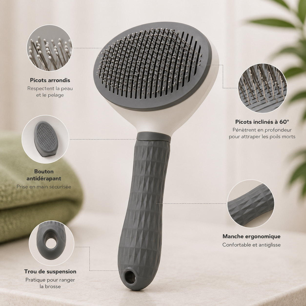 Brosse anti-poils RuffZen™