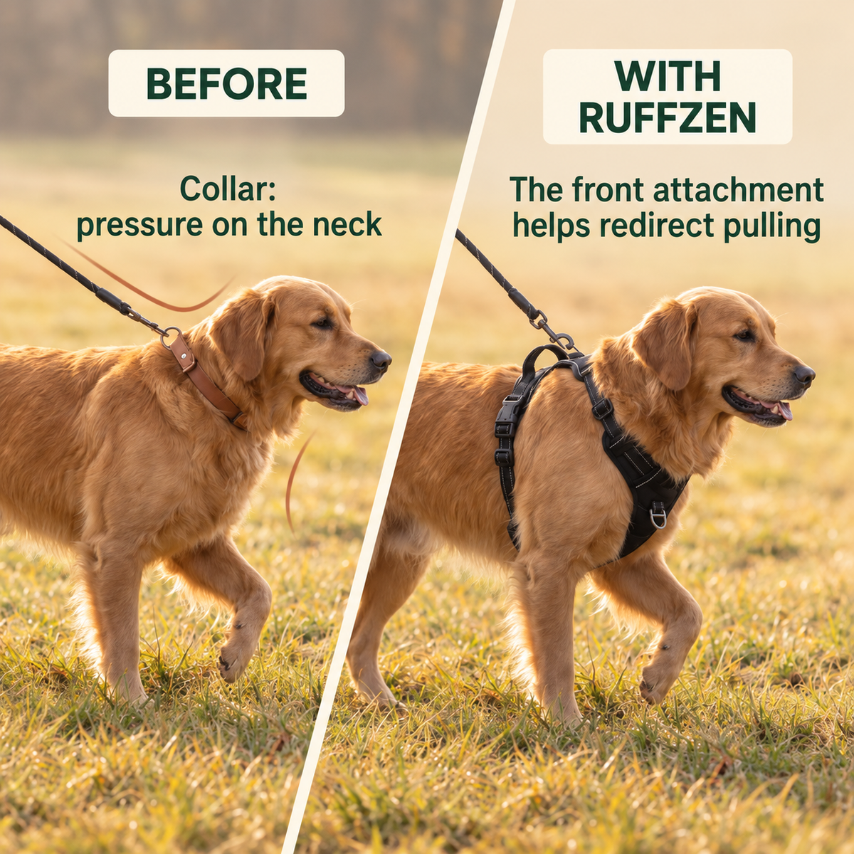 Ruffzen no-pull harness product image
